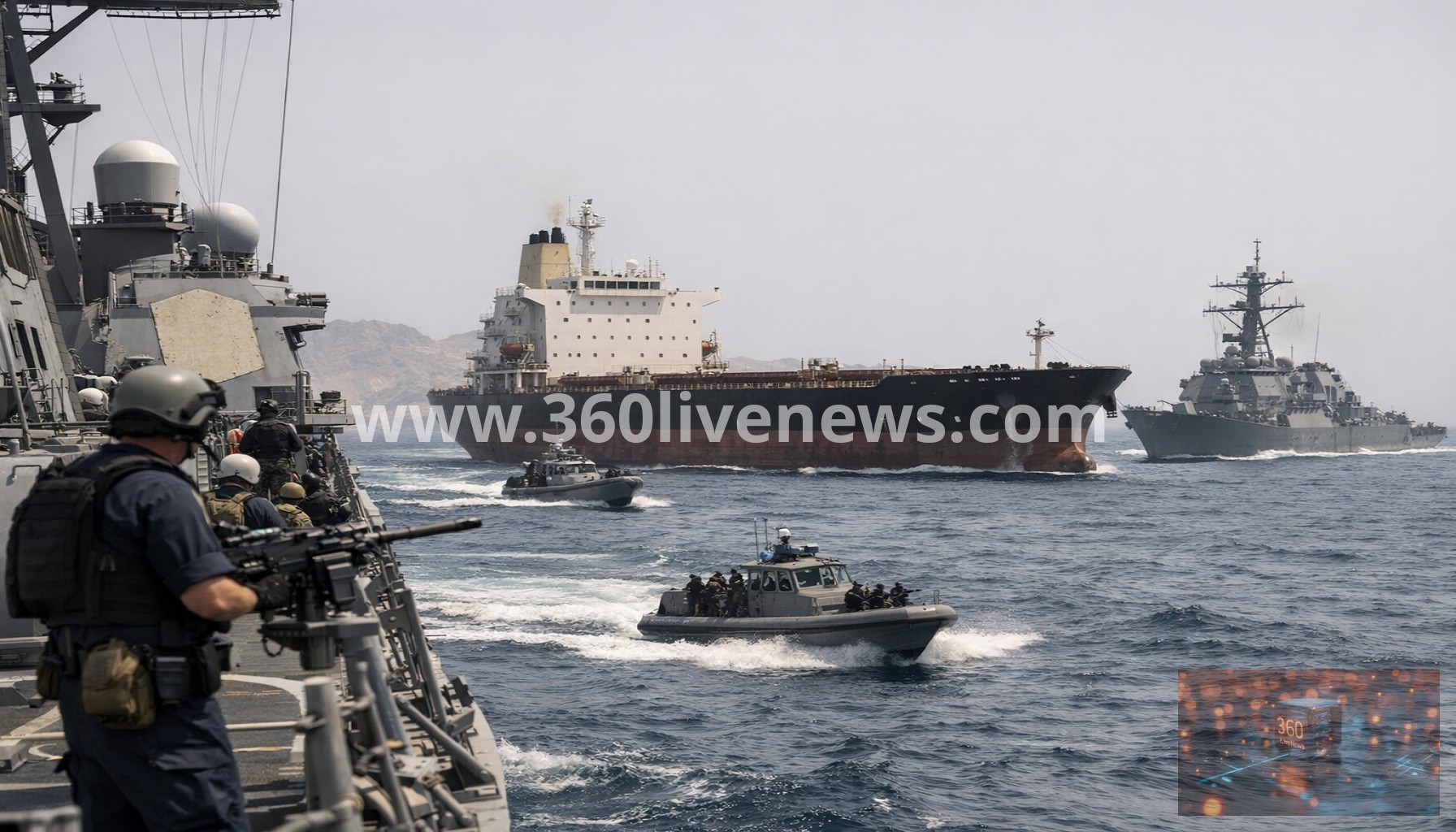 US naval blockade turns back ships at Strait of Hormuz amid Iran conflict