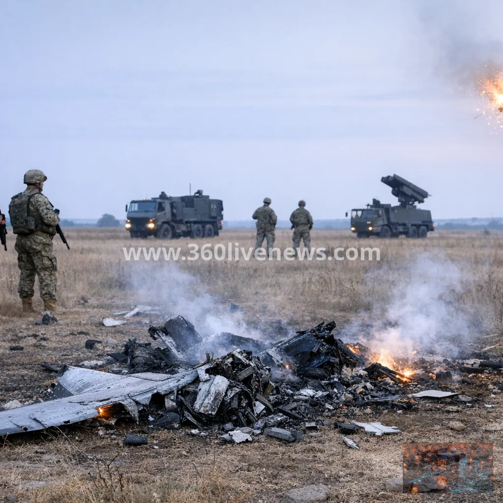 Romania shoots down drone after airspace breach near Padina