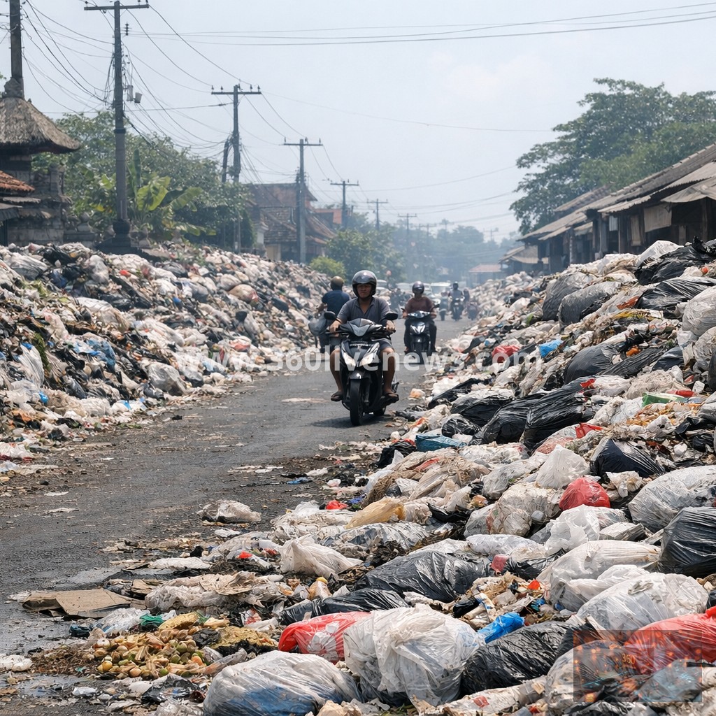 Trash piles up in Bali as landfill ban triggers waste crisis
