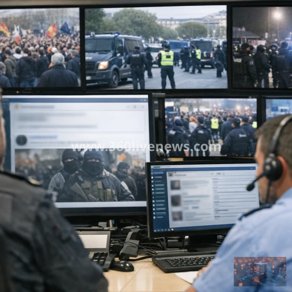 Spain and Portugal monitor reported jihadist calls to attack protests