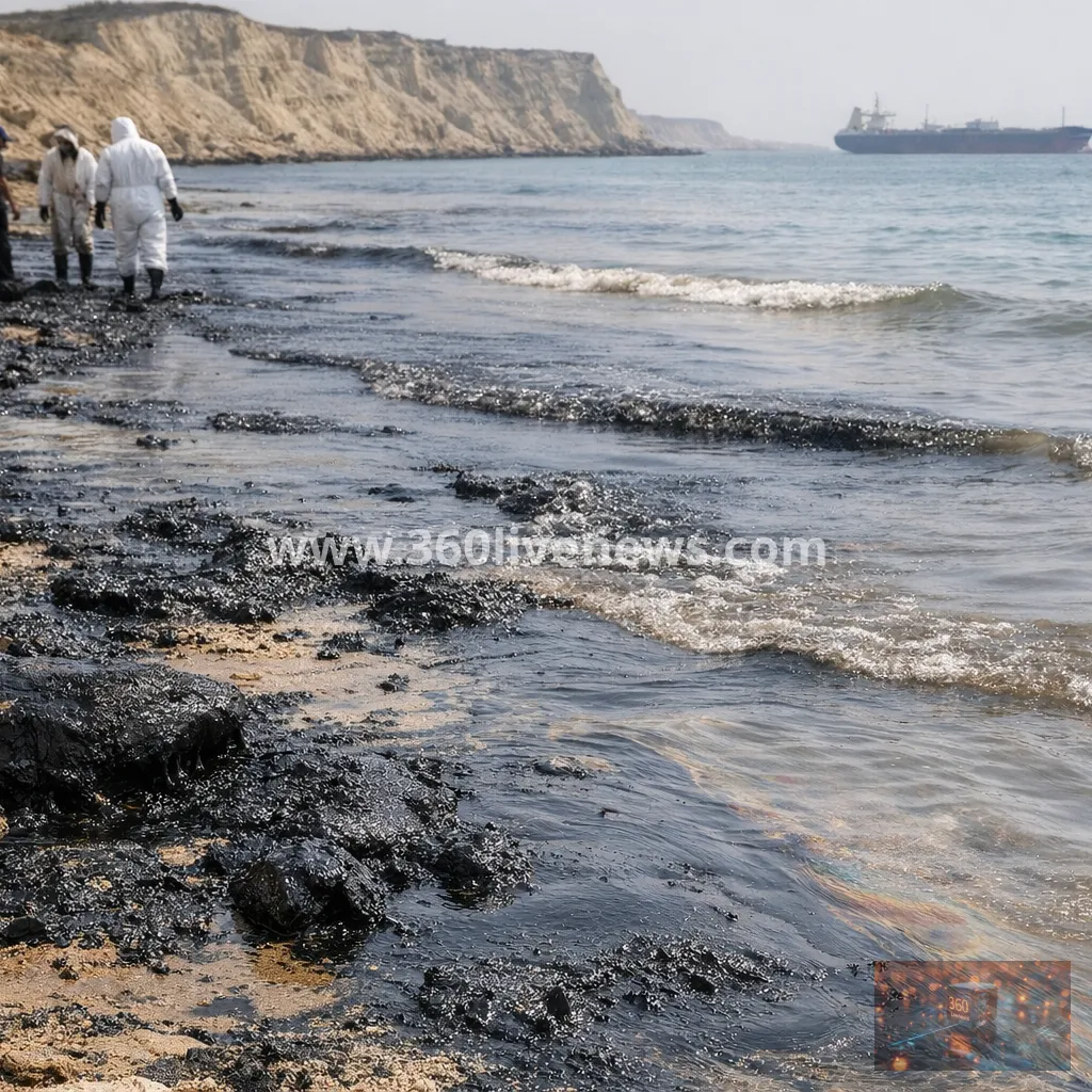 Oil slick reaches Iran's Qeshm Island after vessel strike in Strait of Hormuz