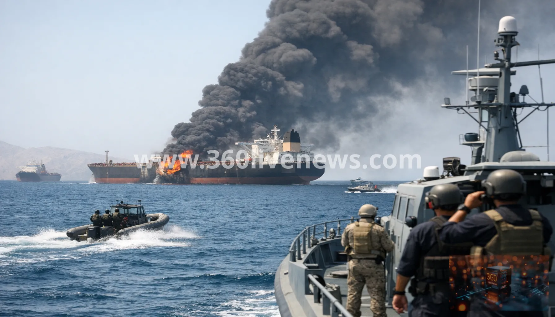 Record Weekly Ship Attacks Reported Near the Strait of Hormuz as Oil Shipments Slow