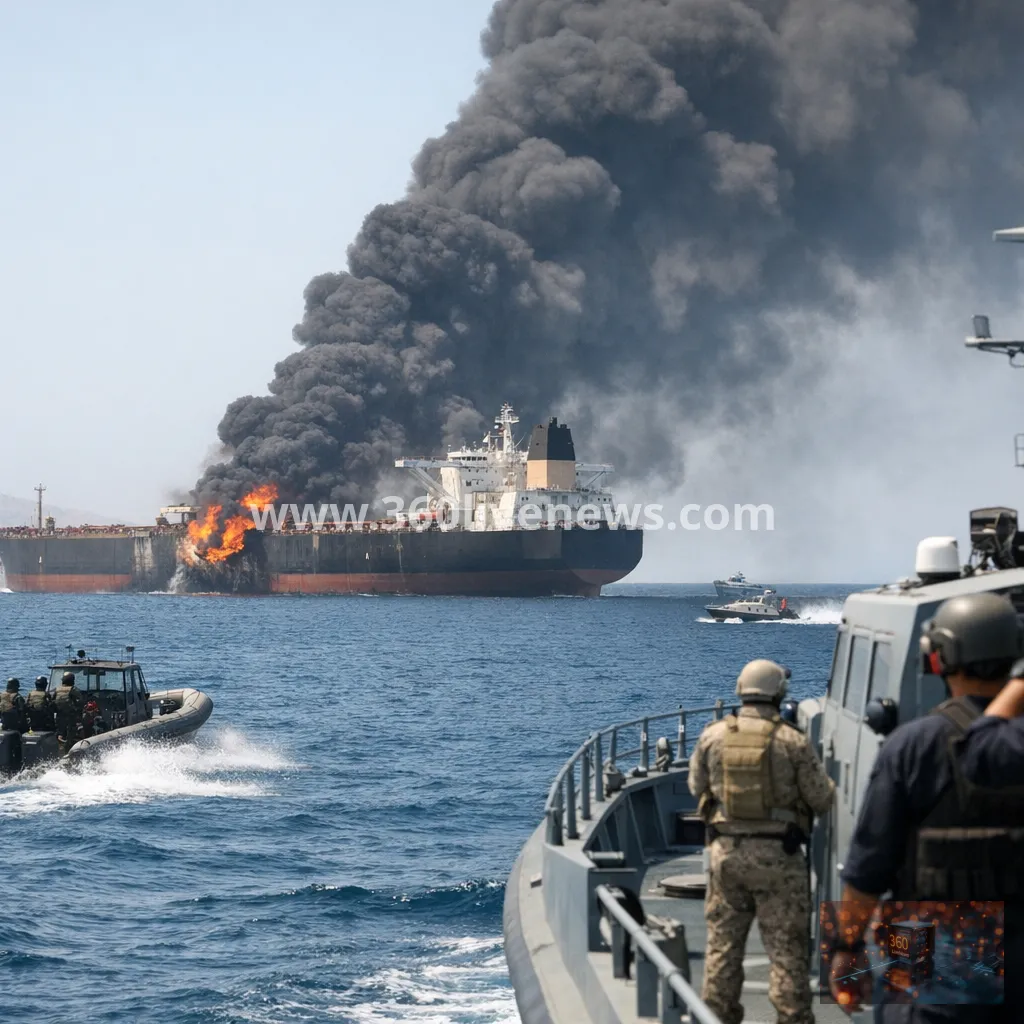 Record Weekly Ship Attacks Reported Near the Strait of Hormuz as Oil Shipments Slow