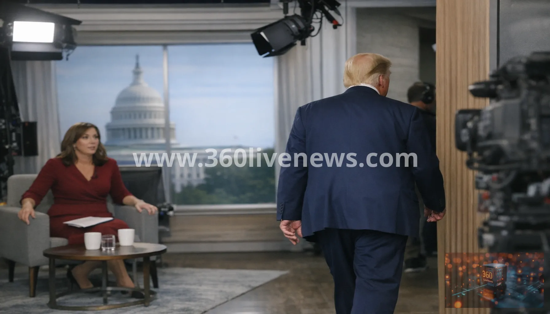 Trump walks out of NBC interview after election fraud questions
