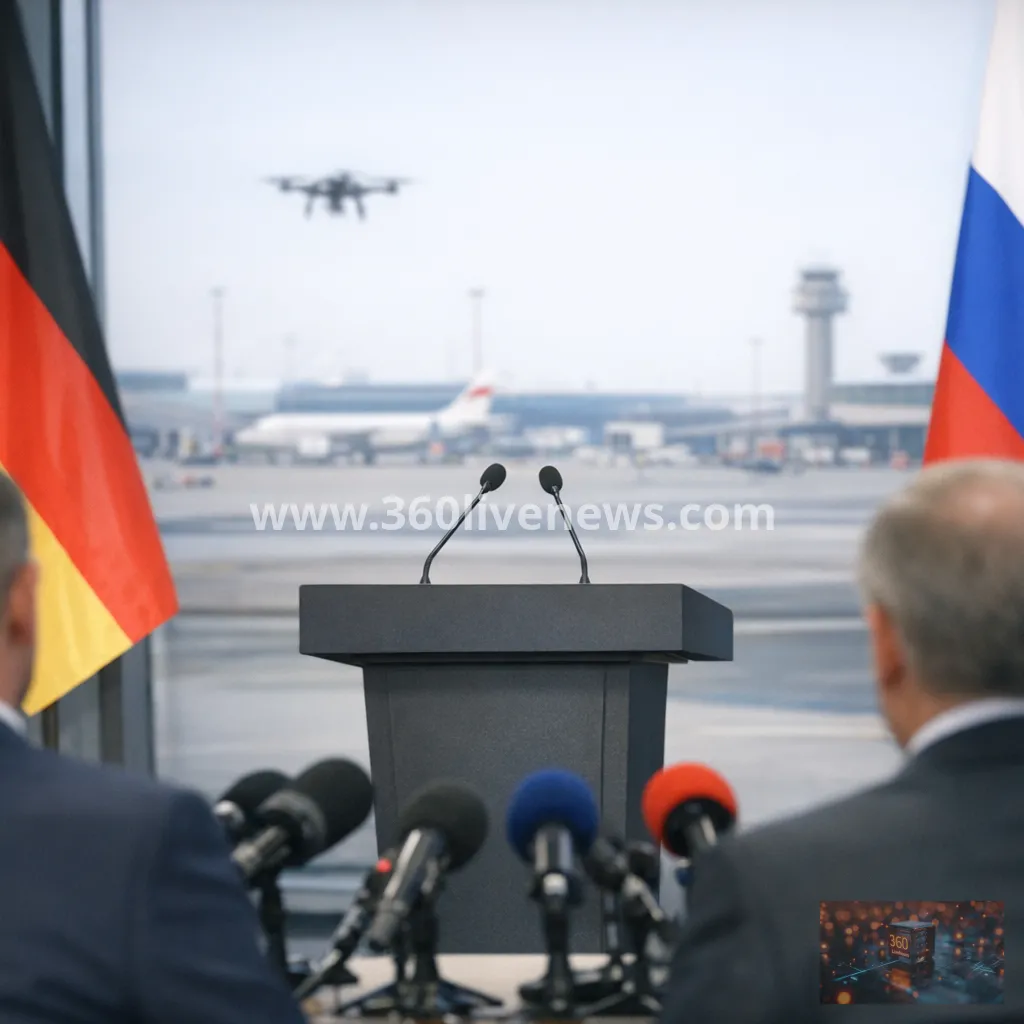 Germany blames Russia for drone attack at Leipzig/Halle airport amid hybrid-war tensions