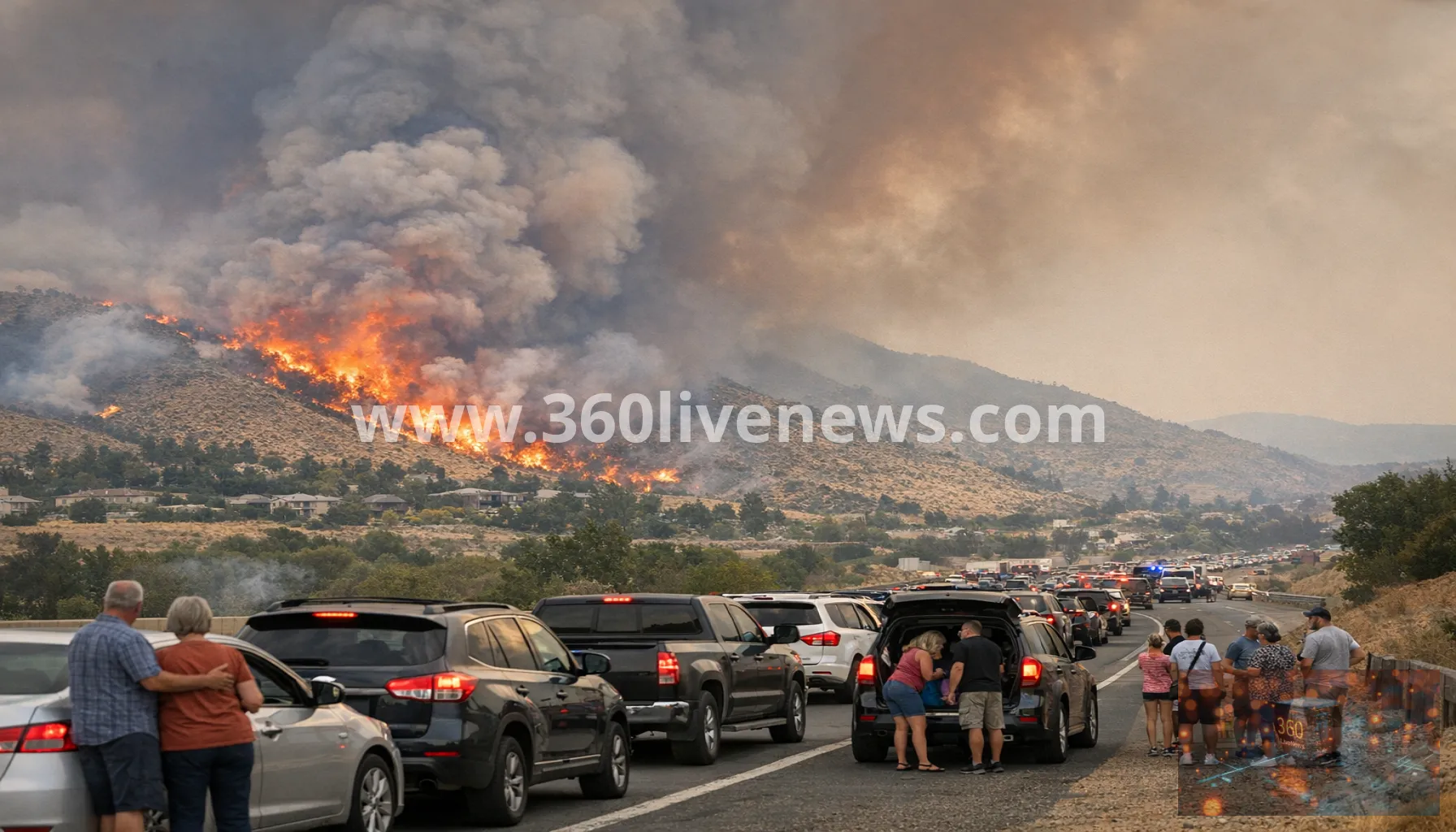 Nevada declares state of emergency as Hawk Fire forces mass evacuations near Reno