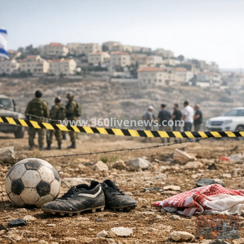 Palestinian teenage footballer dies after West Bank settler attack