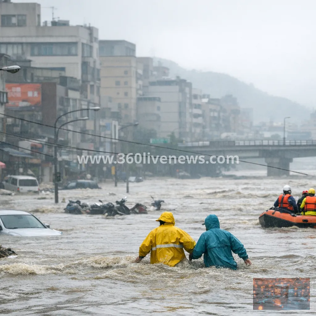 Typhoon Mekkhala triggers flooding in Taiwan and evacuation orders for 2.2 million in Japan