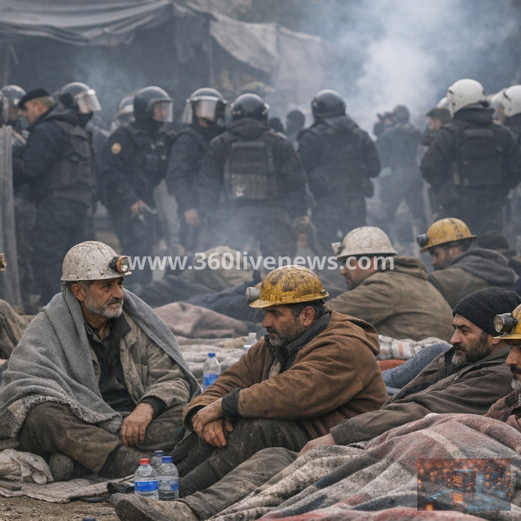 Turkish miners' hunger strike enters second week amid police confrontation