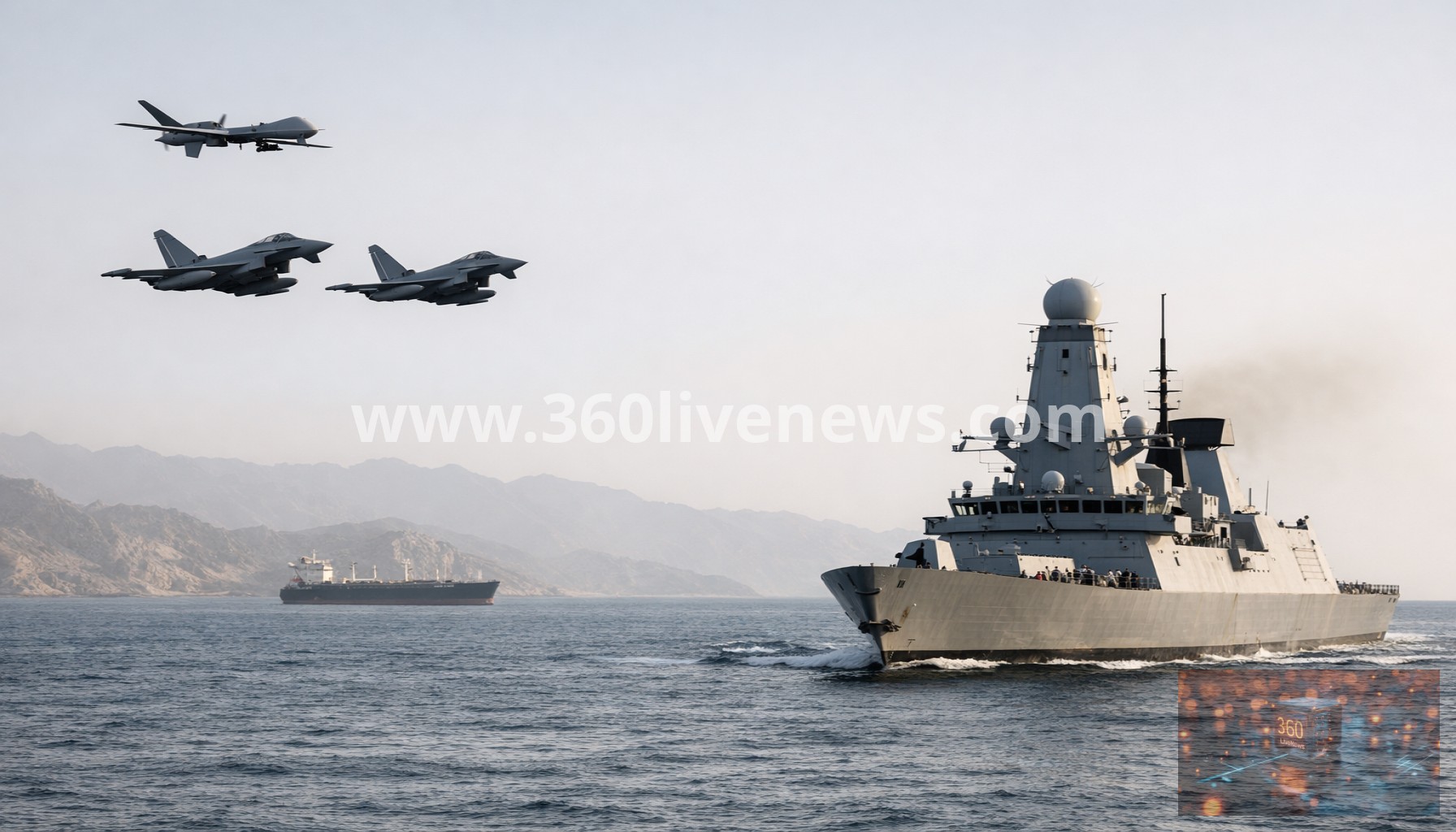 UK to contribute jets, drones and warship to Strait of Hormuz defence mission