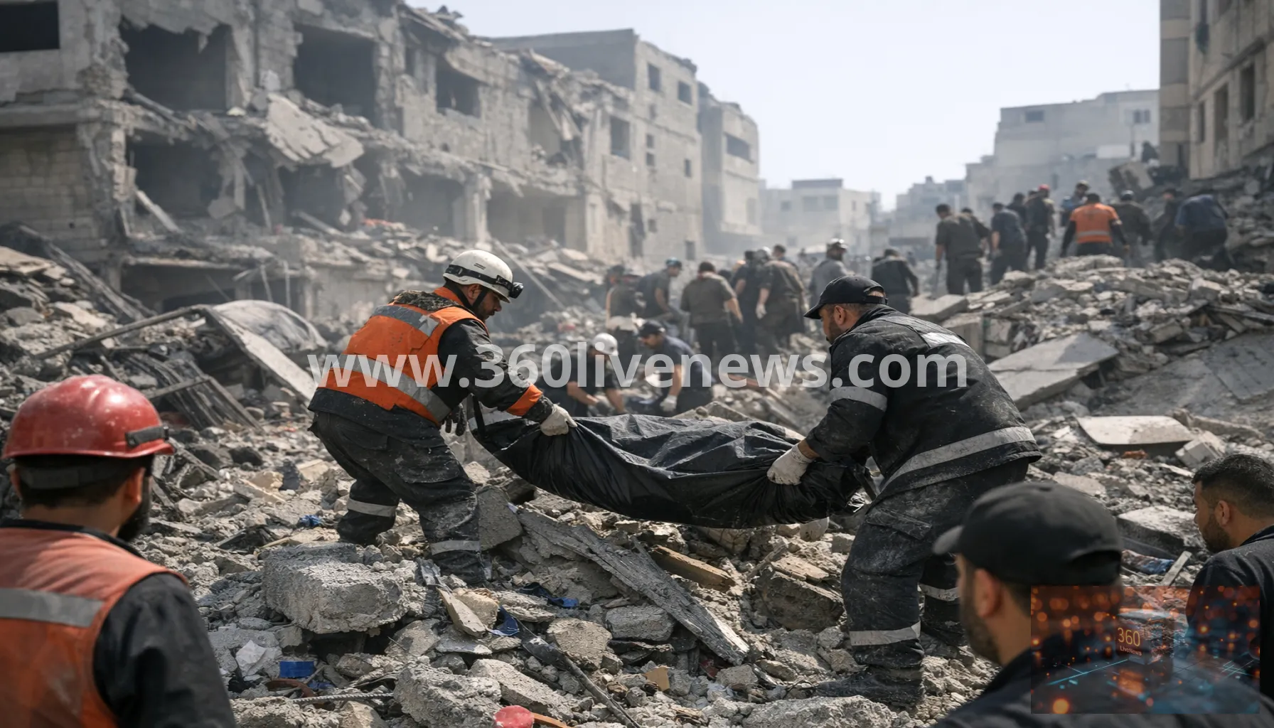 Gaza authorities recover 112 bodies from rubble in Sabra