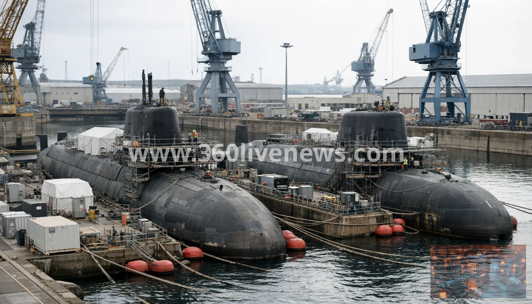 UK submarine fleet protecting nuclear assets removed from service for repairs