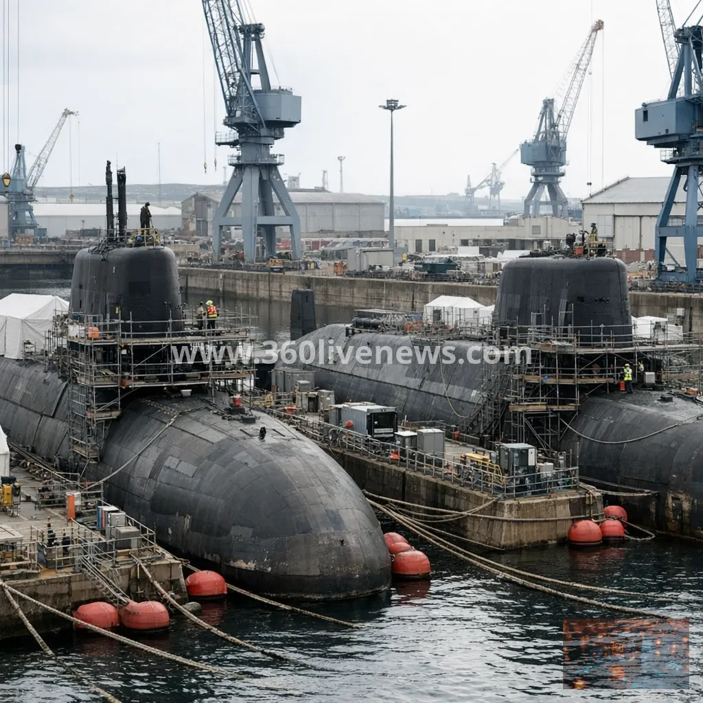 UK submarine fleet protecting nuclear assets removed from service for repairs