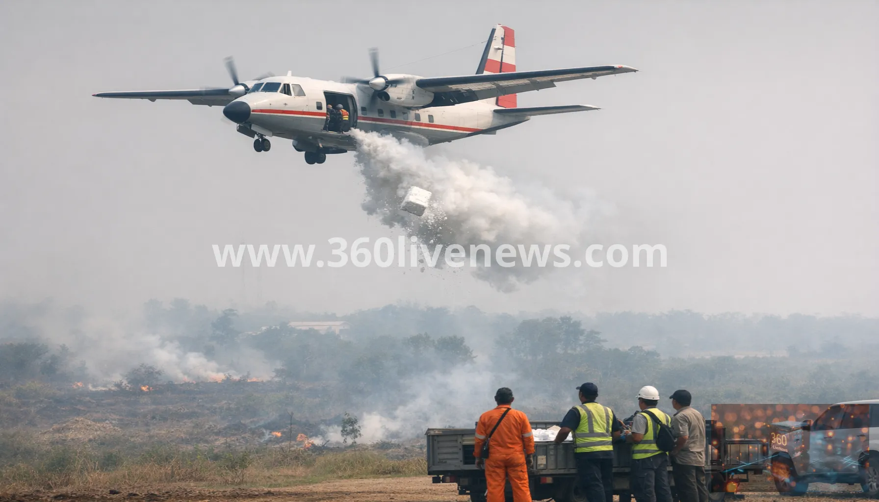 Indonesia tests dry ice drops over South Sumatra as toxic haze spreads across the region