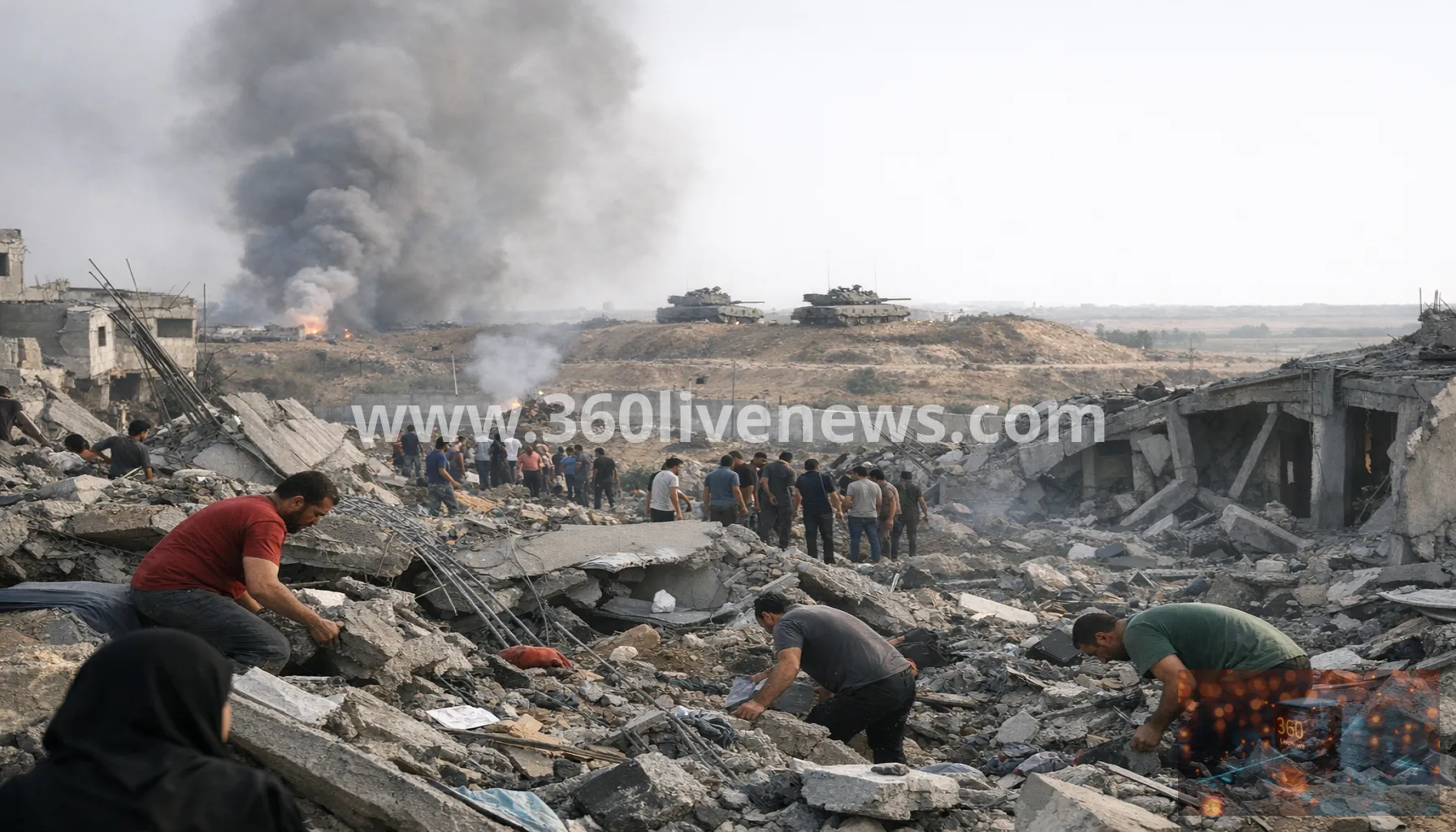 Israeli attacks in Gaza kill four, including a young girl, amid continued military expansion