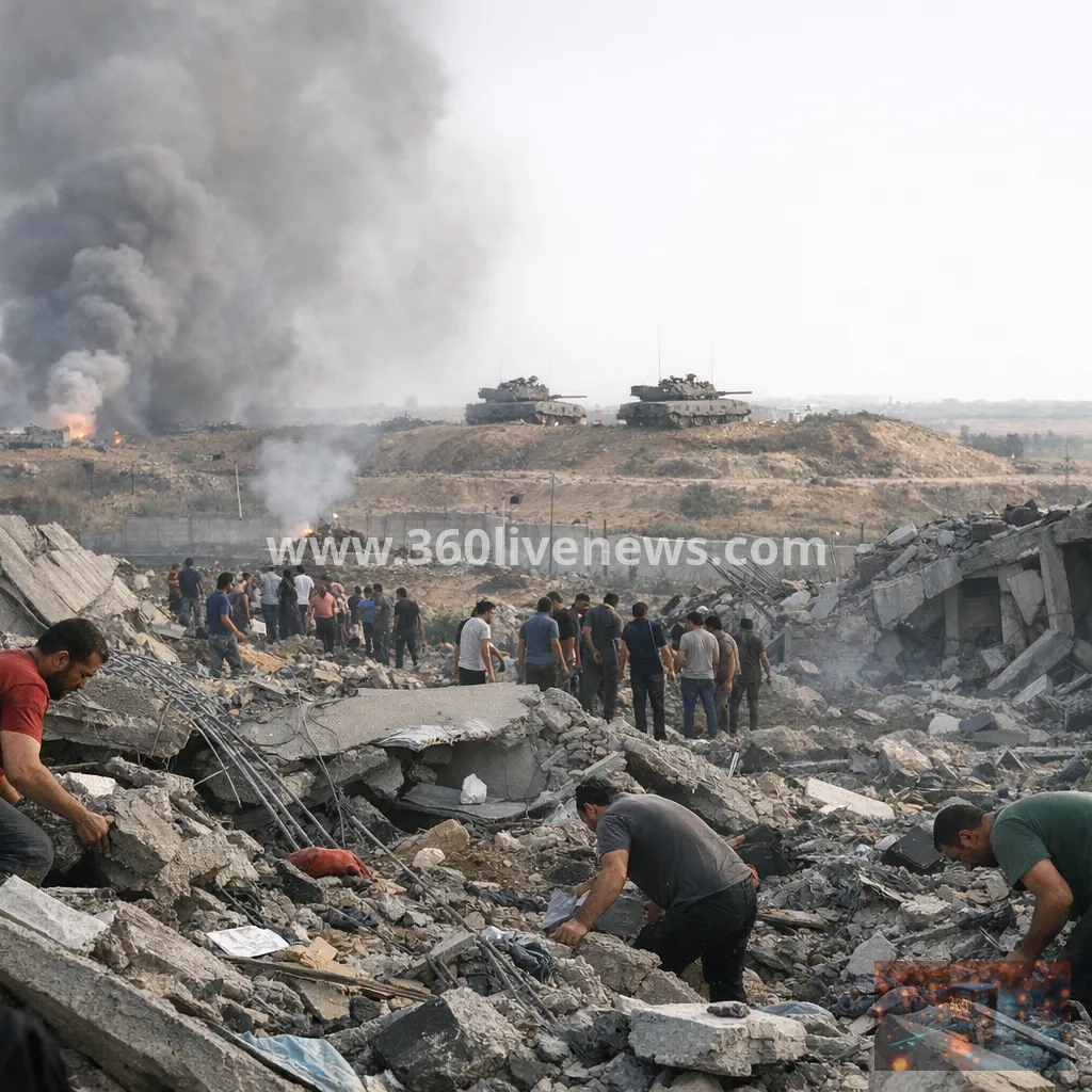 Israeli attacks in Gaza kill four, including a young girl, amid continued military expansion