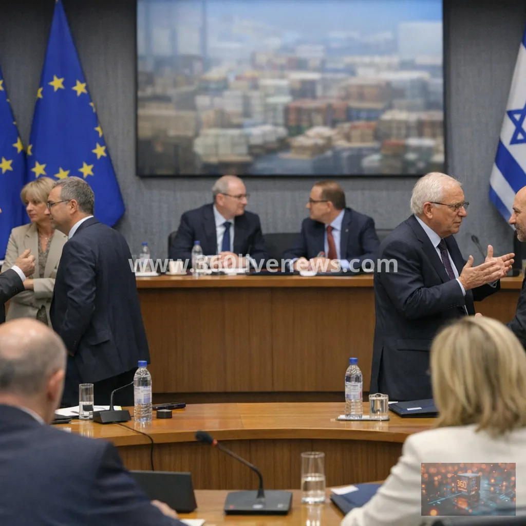 EU foreign ministers remain deadlocked over Israel sanctions and Ukraine support