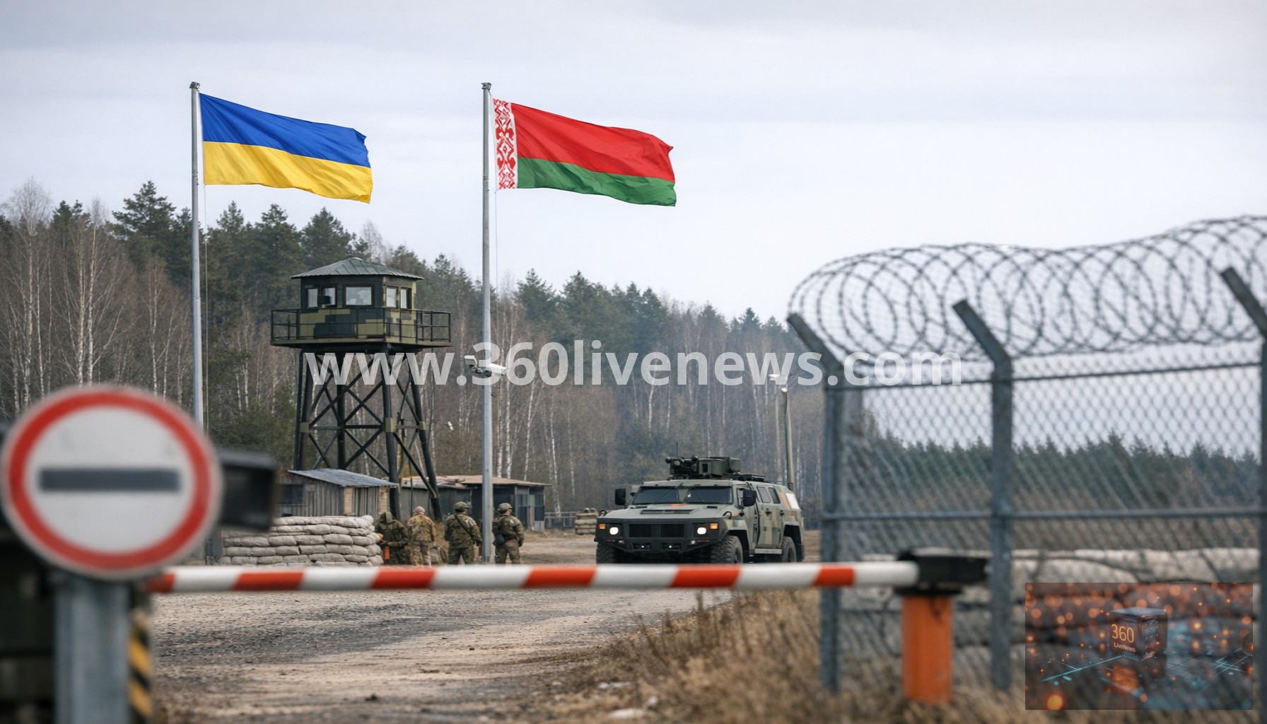 Ukraine tightens border security with Belarus over attack fears