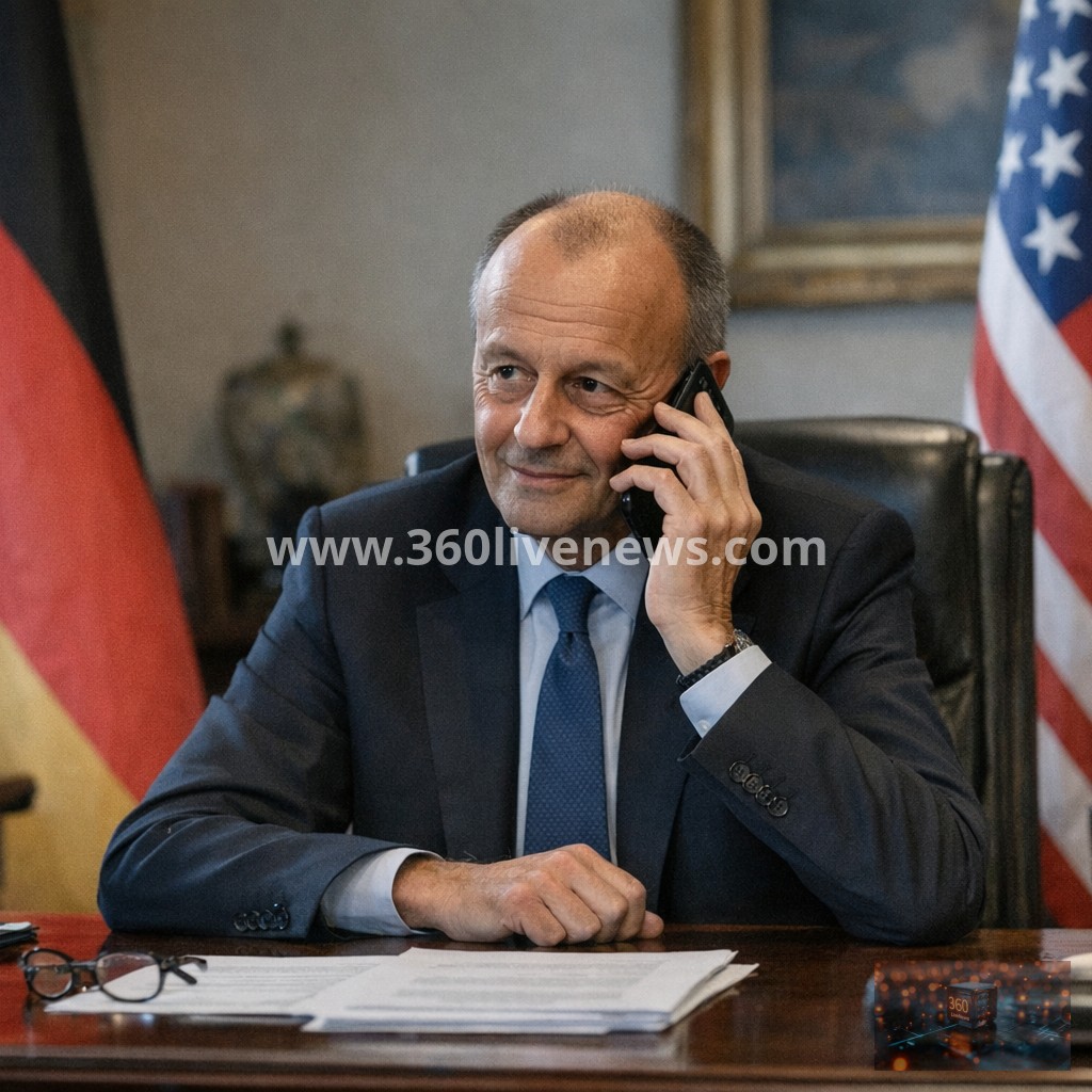 Germany's Merz reports good phone call with Trump after Iran spat