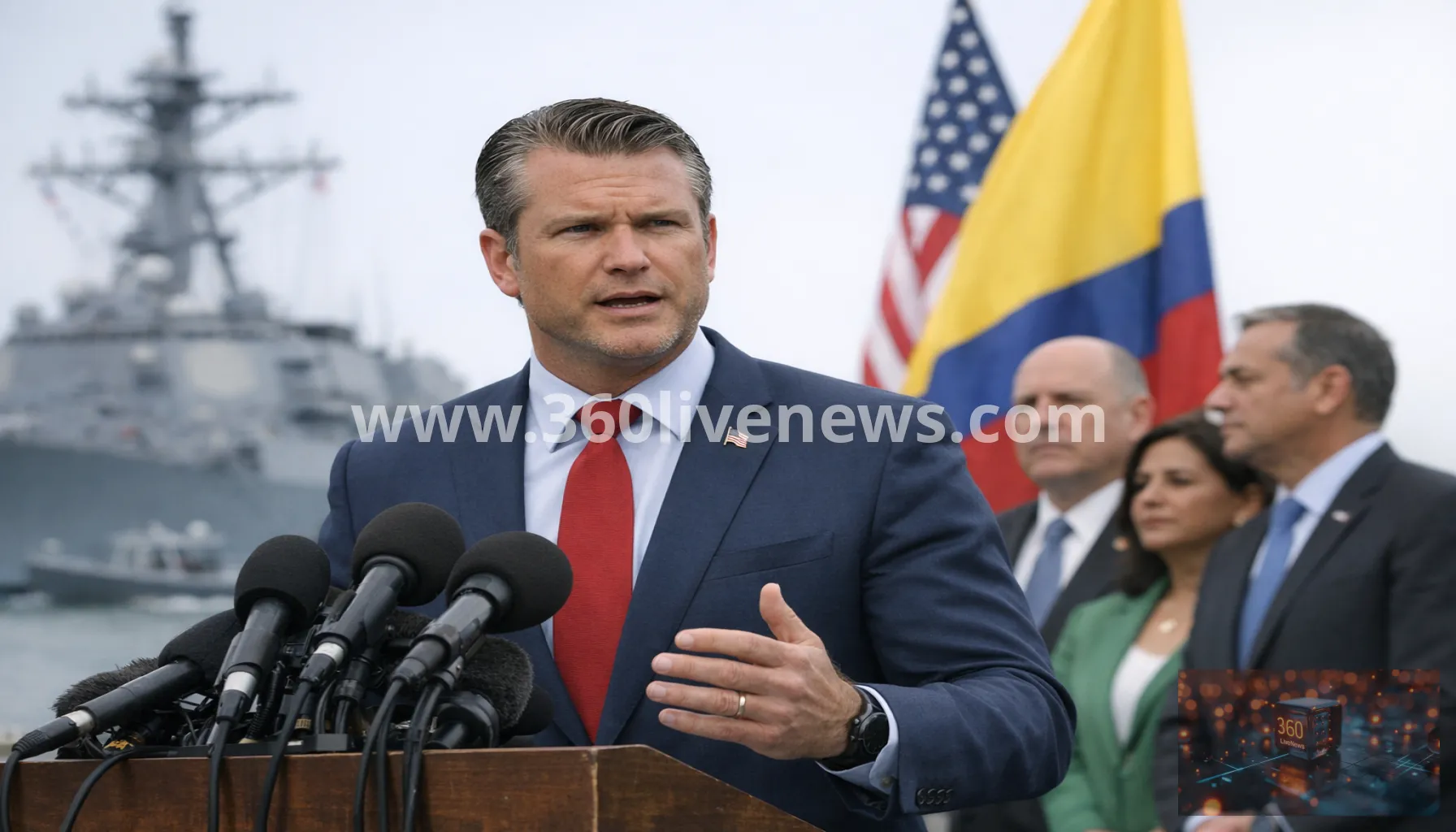 Hegseth warns ICC over US boat strikes as Colombia joins anti-cartel coalition