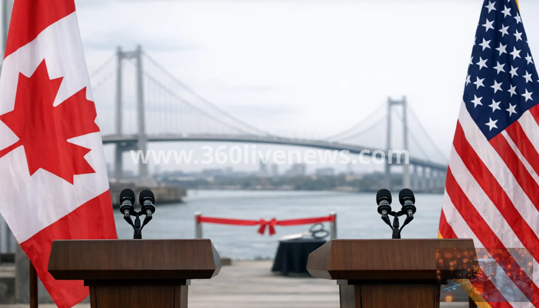 Canada cancels joint Gordie Howe Bridge opening ceremony amid tariff dispute