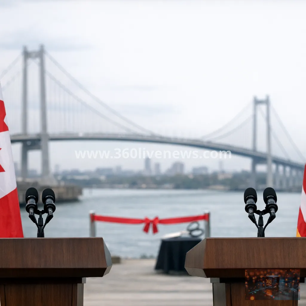 Canada cancels joint Gordie Howe Bridge opening ceremony amid tariff dispute