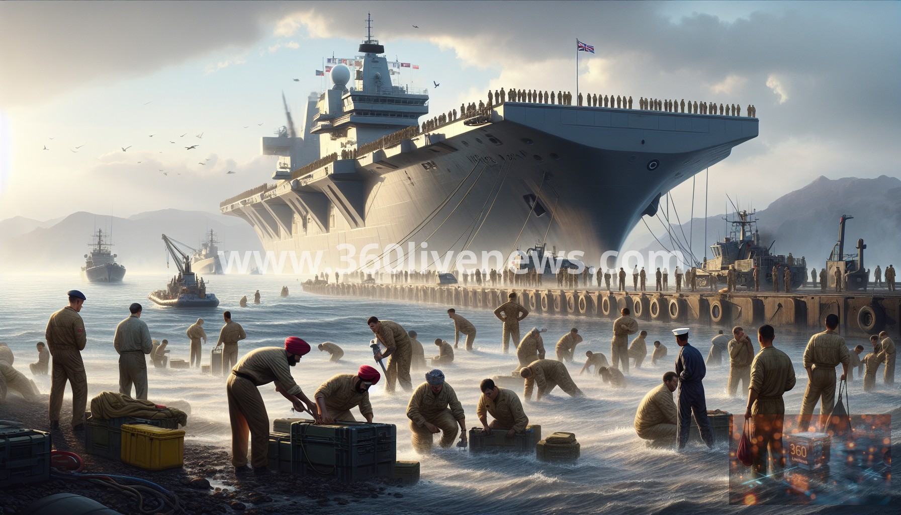 UK Ministry of Defence prepares HMS Prince of Wales for potential deployment to Middle East amid rising regional tensions