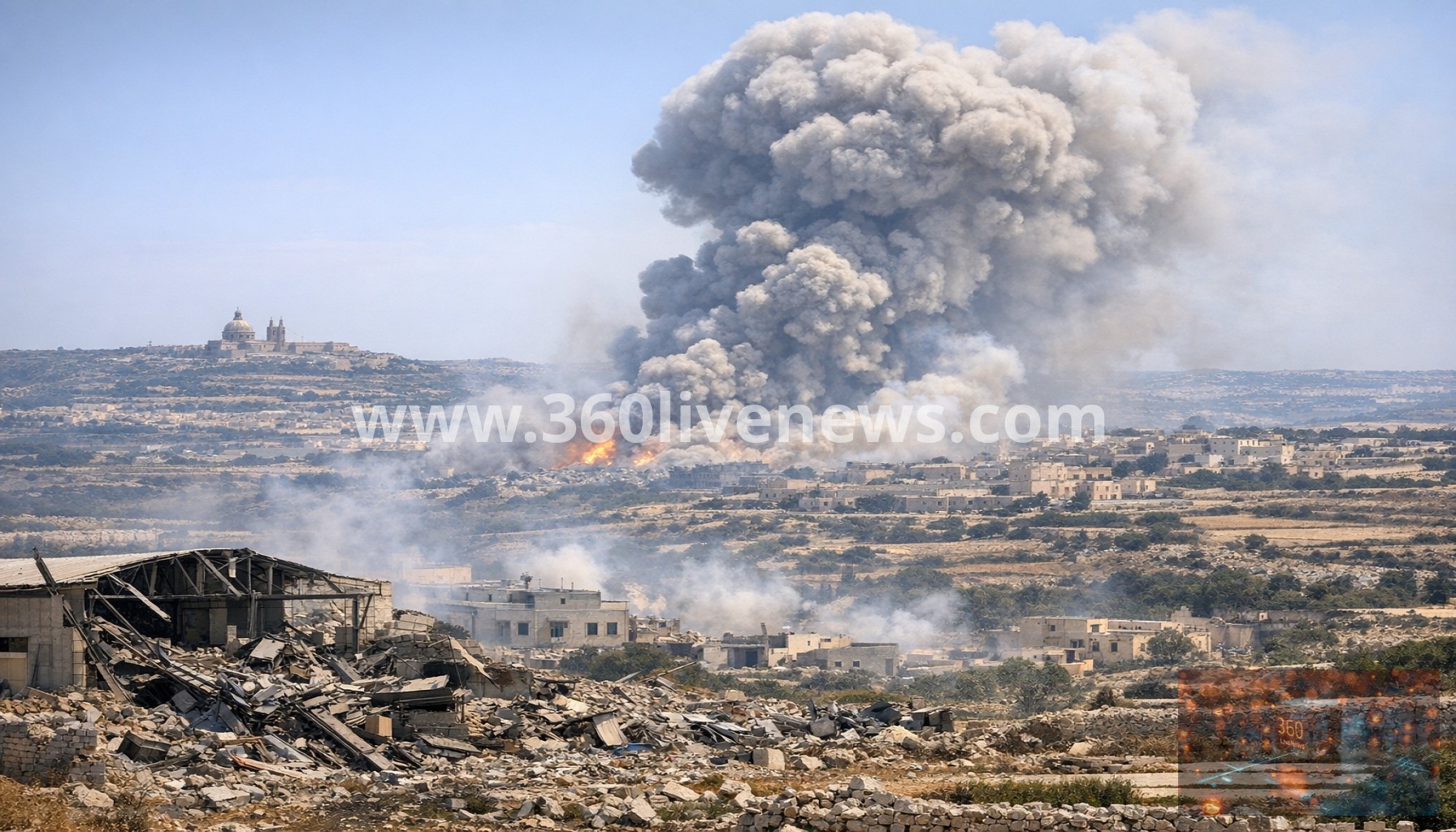 Explosion at fireworks factory in northern Malta damages buildings kilometres away