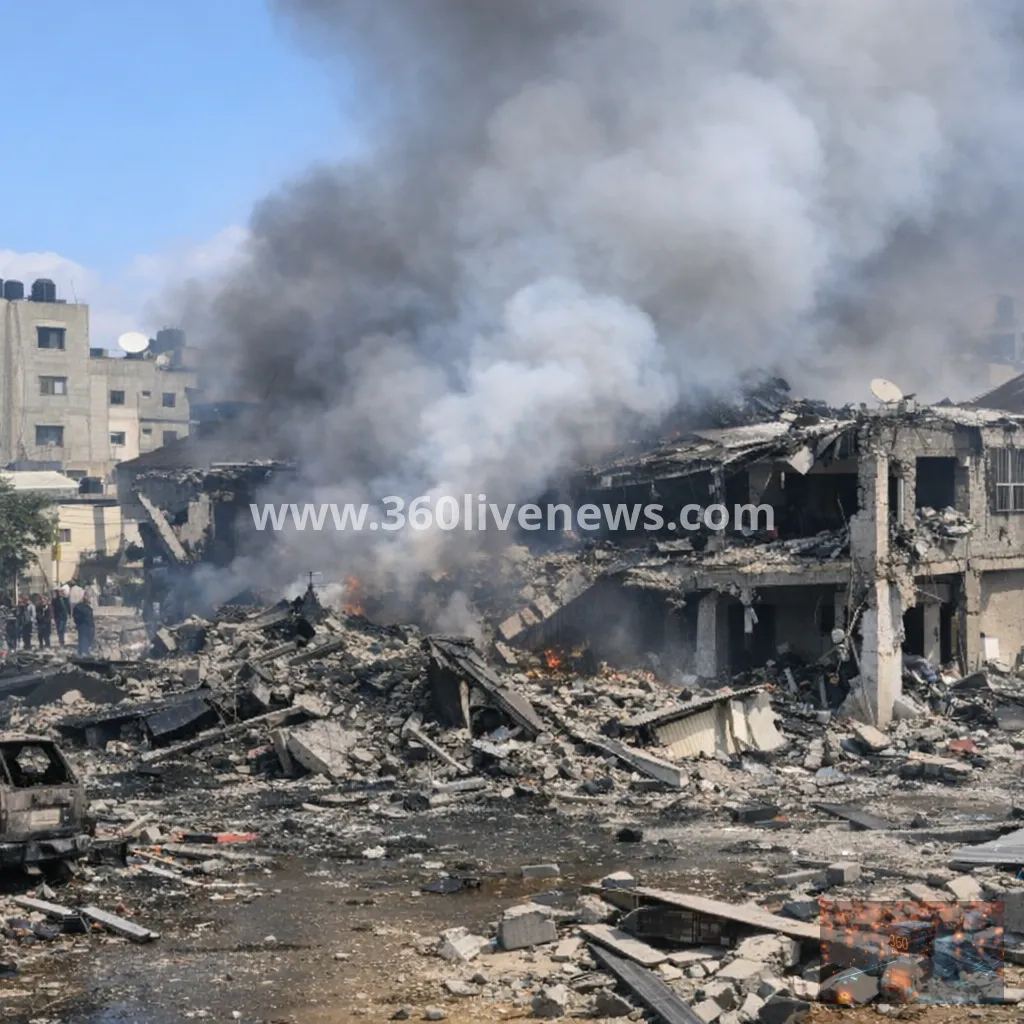 Israeli drone strike on Gaza police station kills at least eight in Jabalia