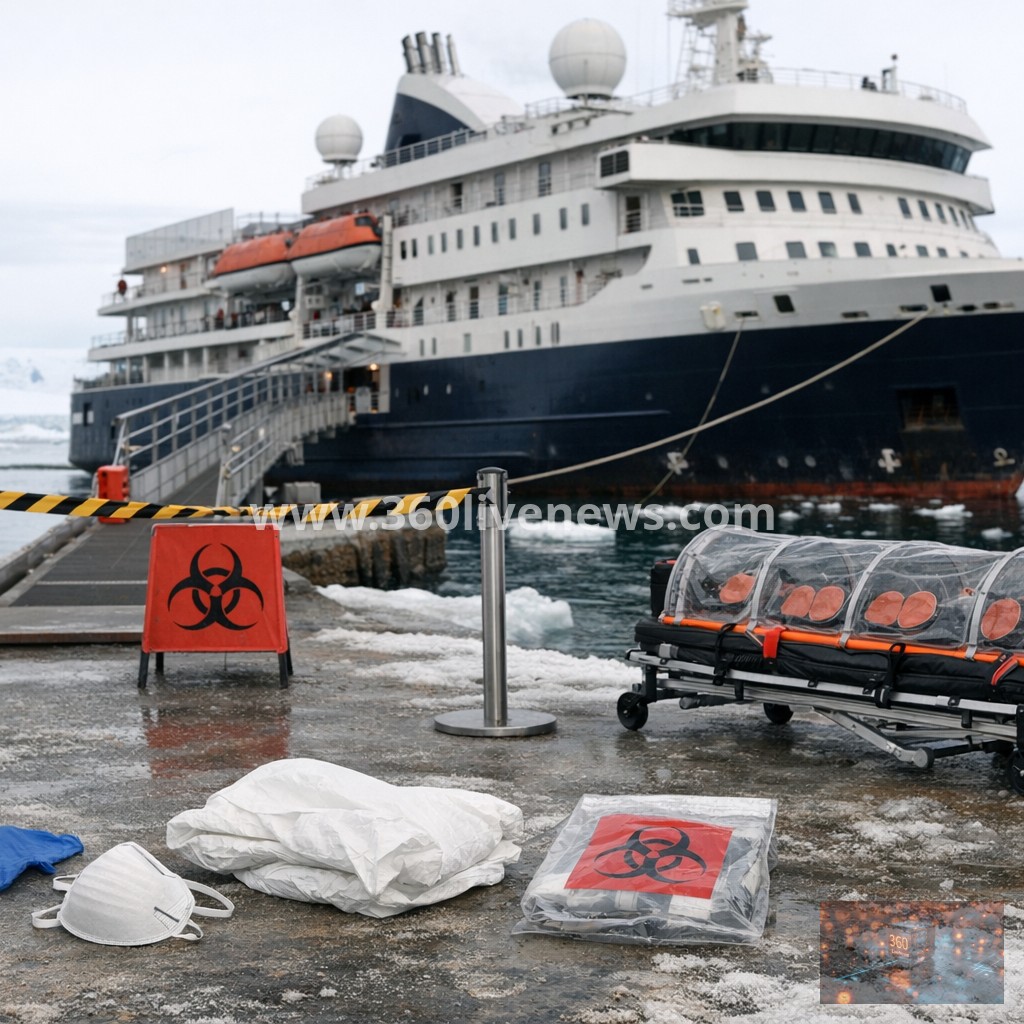 Three evacuated from Dutch-flagged cruise ship MV Hondius over possible hantavirus symptoms