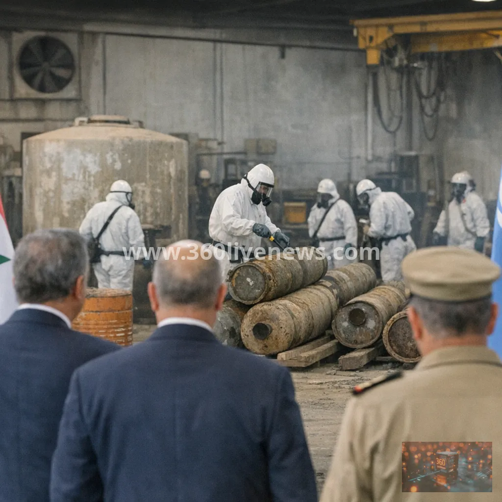 Syria begins destroying remnants of Assad-era chemical weapons programme
