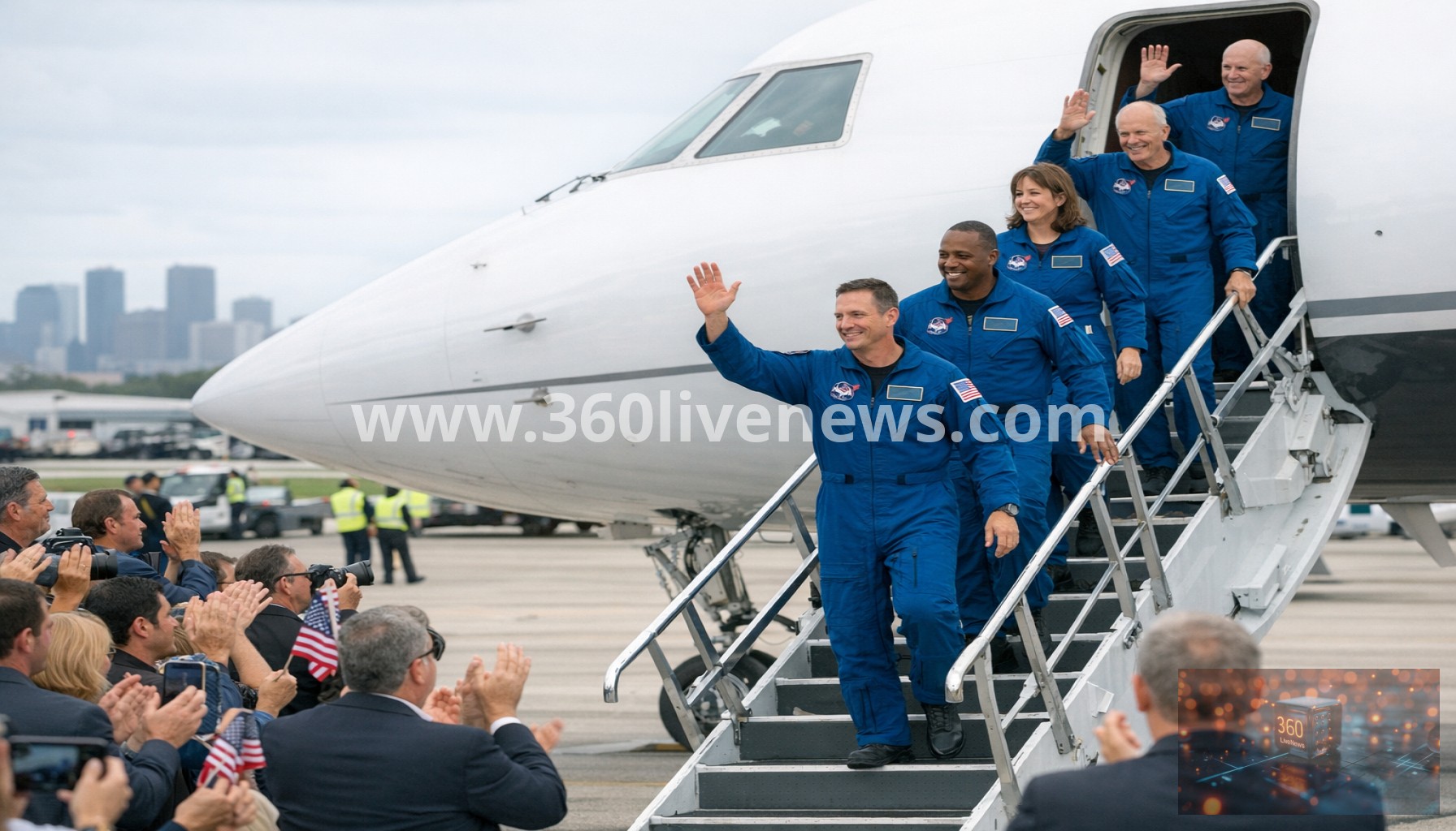 NASA Artemis II astronauts welcomed home in Houston after historic Moon mission