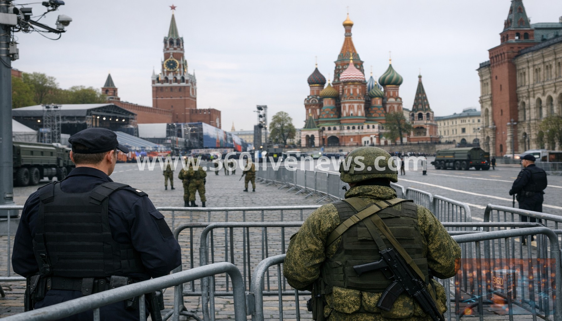Russia heads into Victory Day under economic strain and attack fears