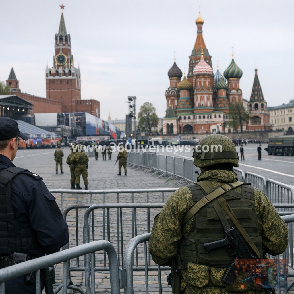 Russia heads into Victory Day under economic strain and attack fears