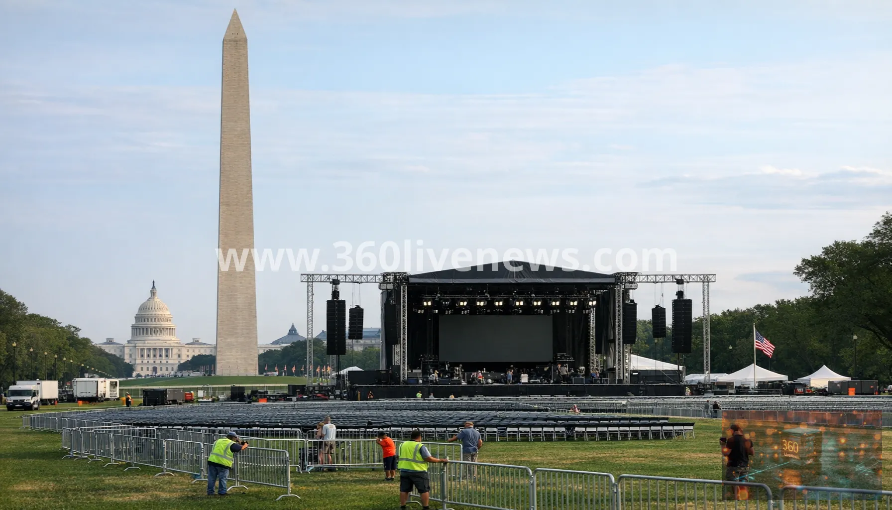 Trump announces Washington rally for US 250th anniversary after concert cancellations