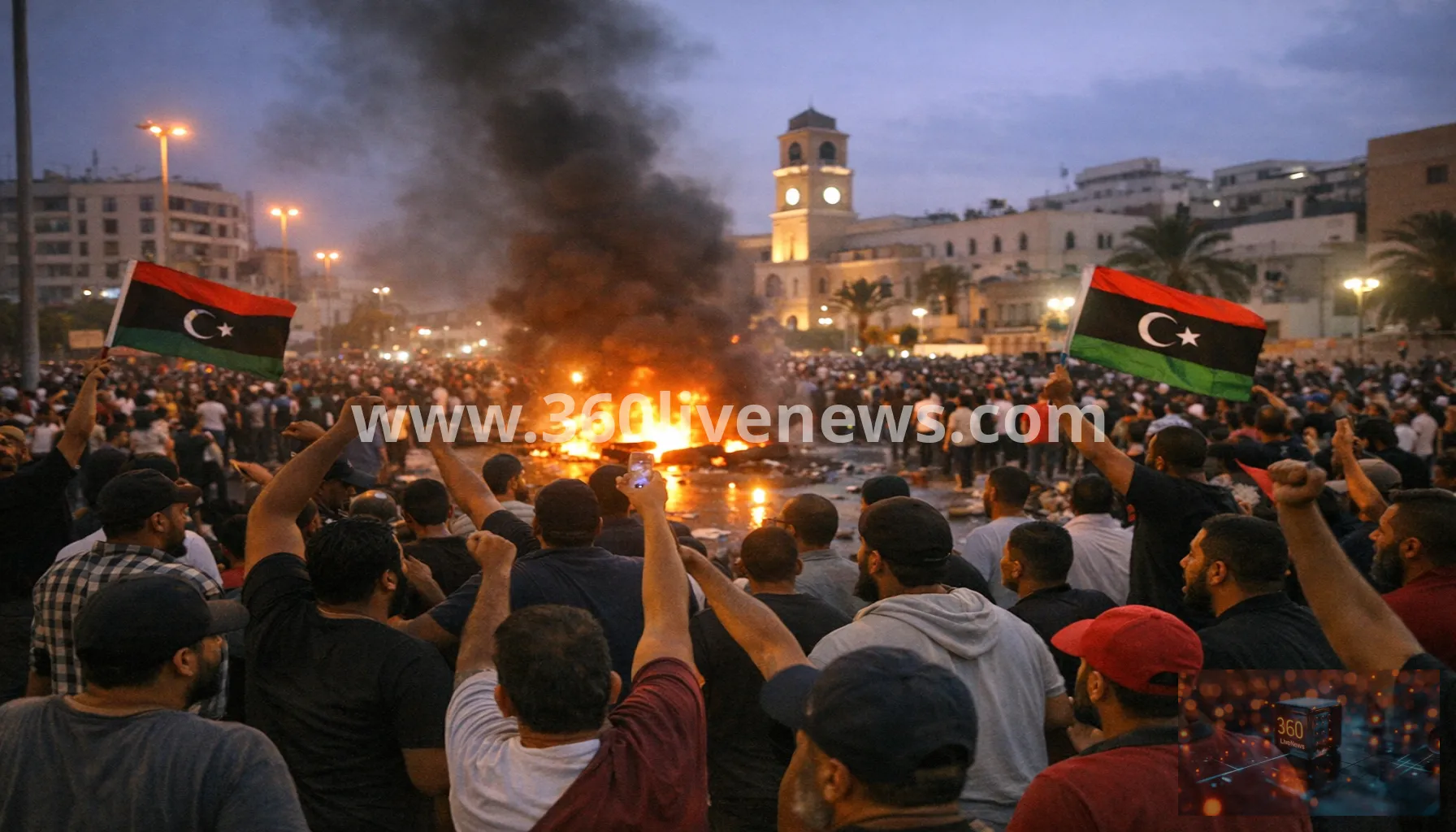 Tripoli protests over power cuts escalate into anti-government calls