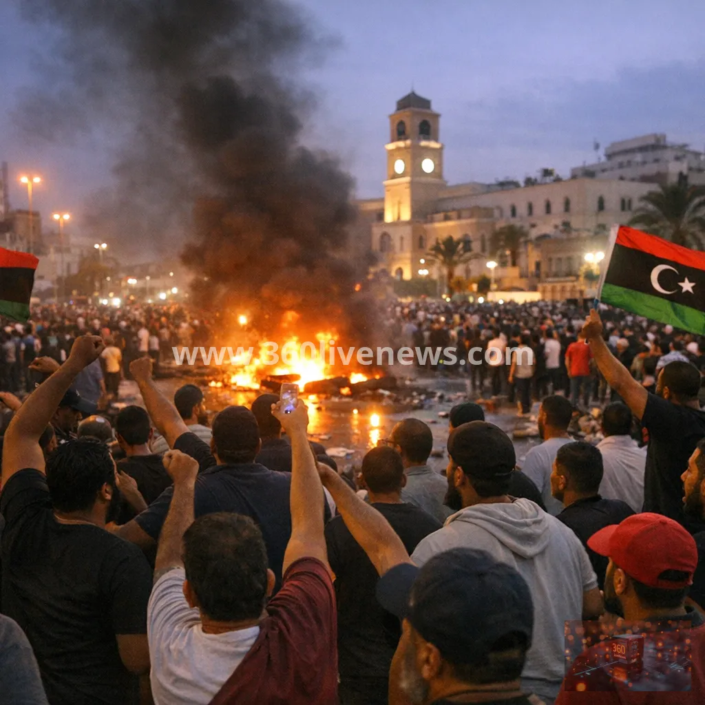 Tripoli protests over power cuts escalate into anti-government calls