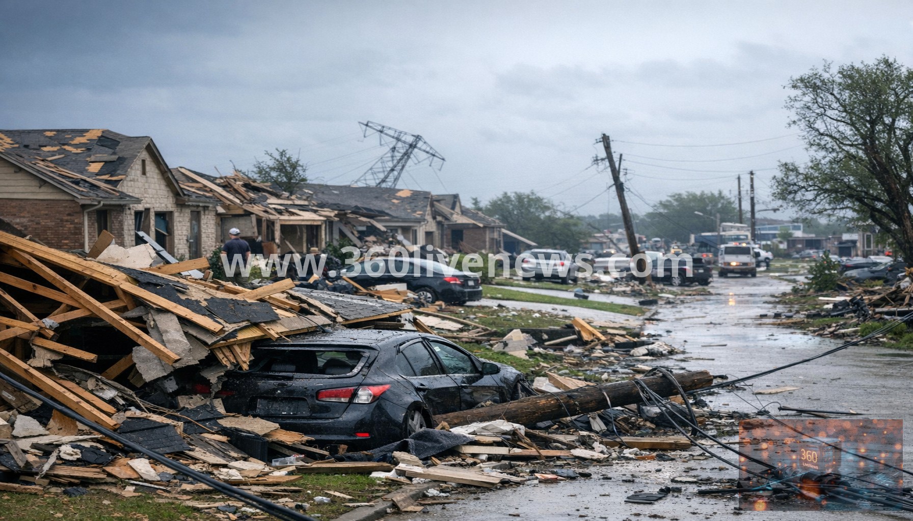 Powerful Storm Hits North Texas Causing Two Deaths and Widespread Power Outages