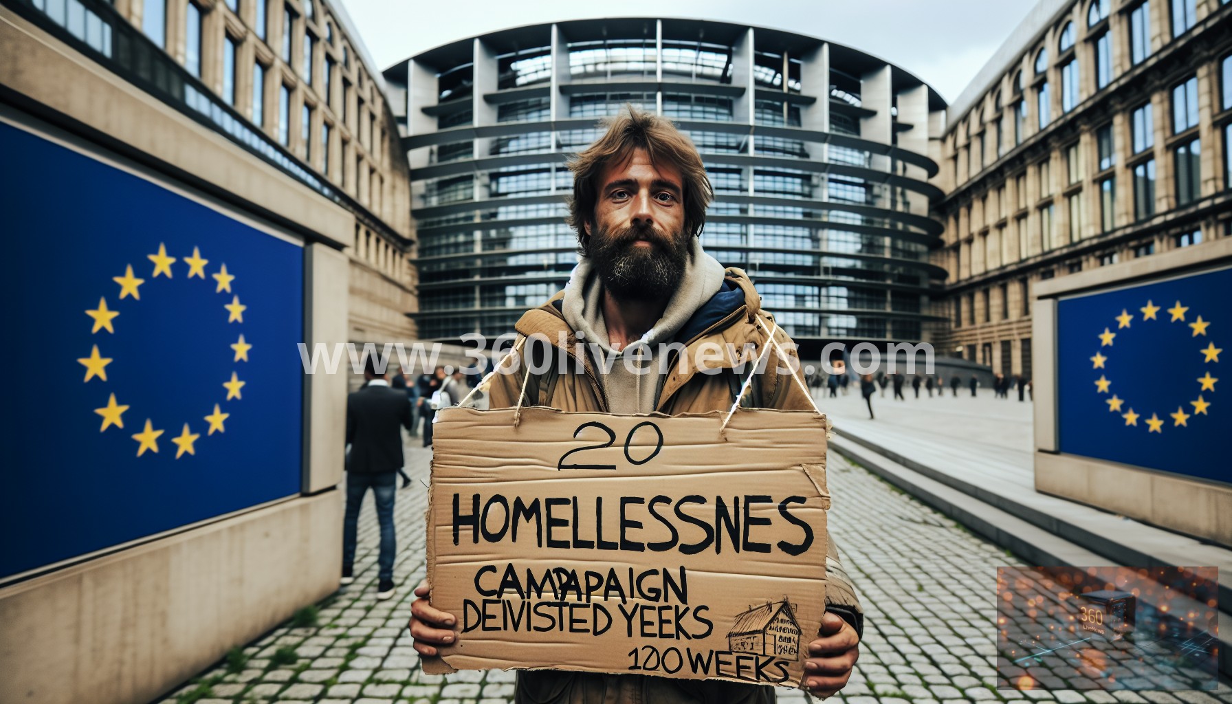 Homelessness campaigner Martin Leahy ends 200-week protest outside Irish Parliament