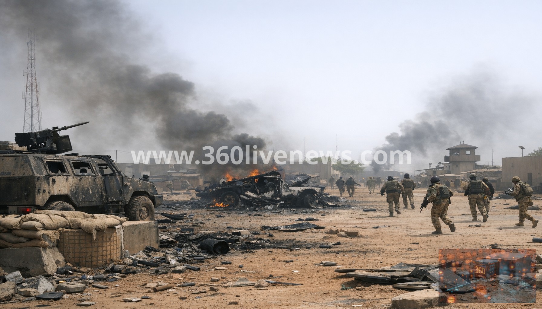 Coordinated armed attacks reported across Mali including capital