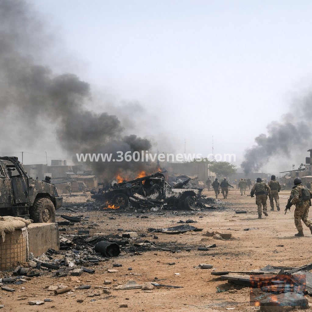 Coordinated armed attacks reported across Mali including capital