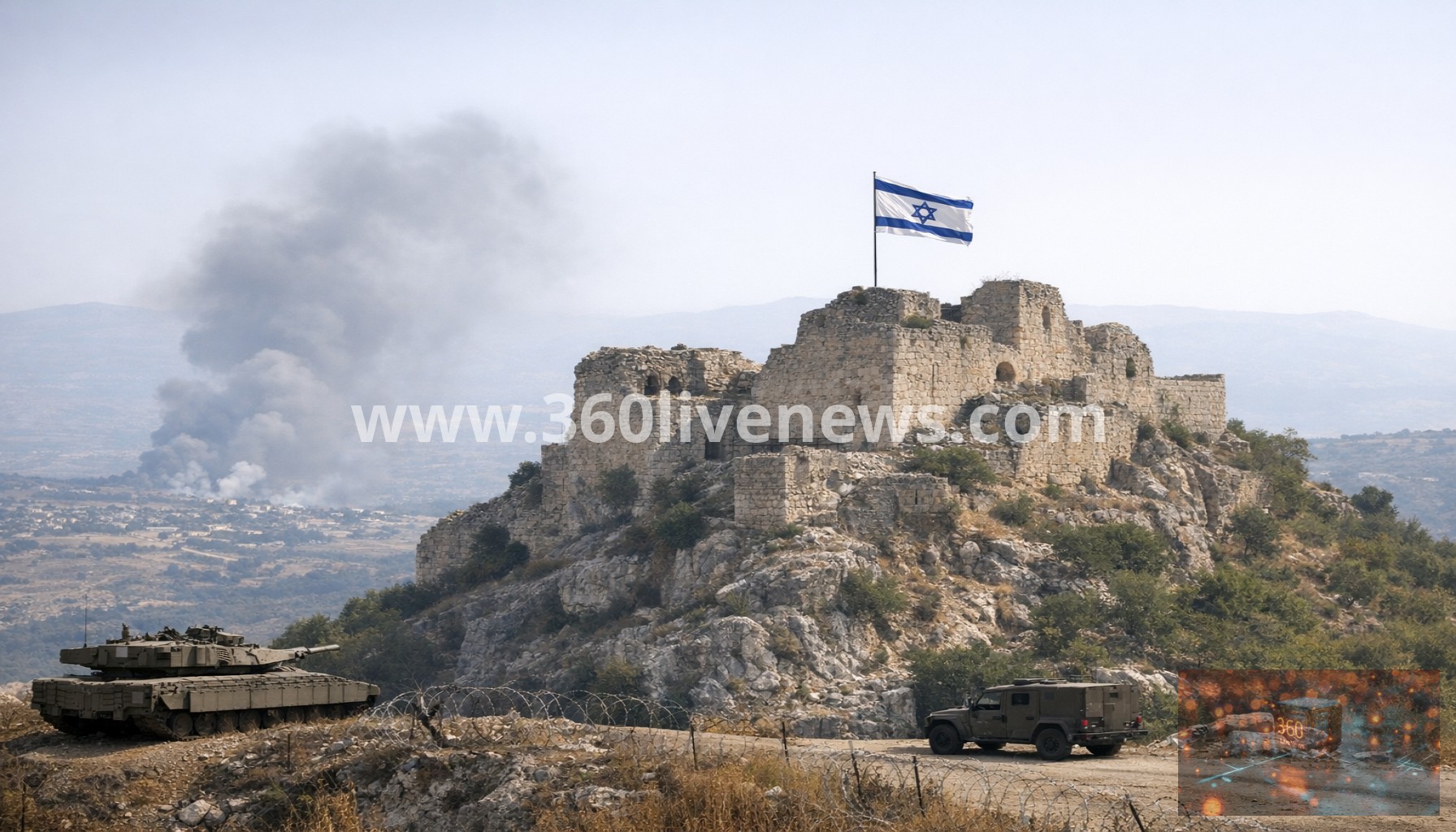 Israel expands ground offensive in southern Lebanon and says it has seized Beaufort Castle