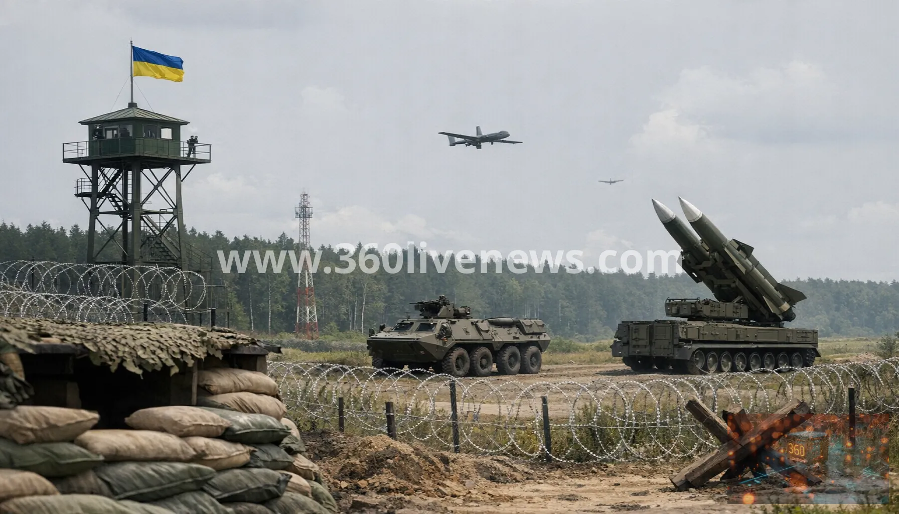 Ukraine reinforces northern border amid Belarus-linked drone concerns