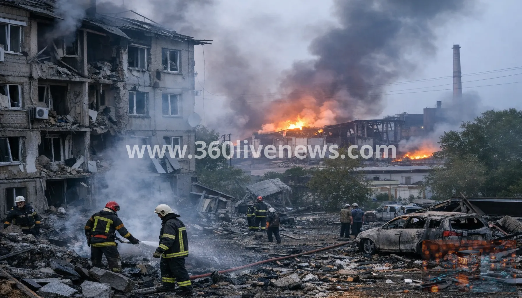 Russian drone and missile strikes hit Odesa and Zaporizhzhia, injuring four