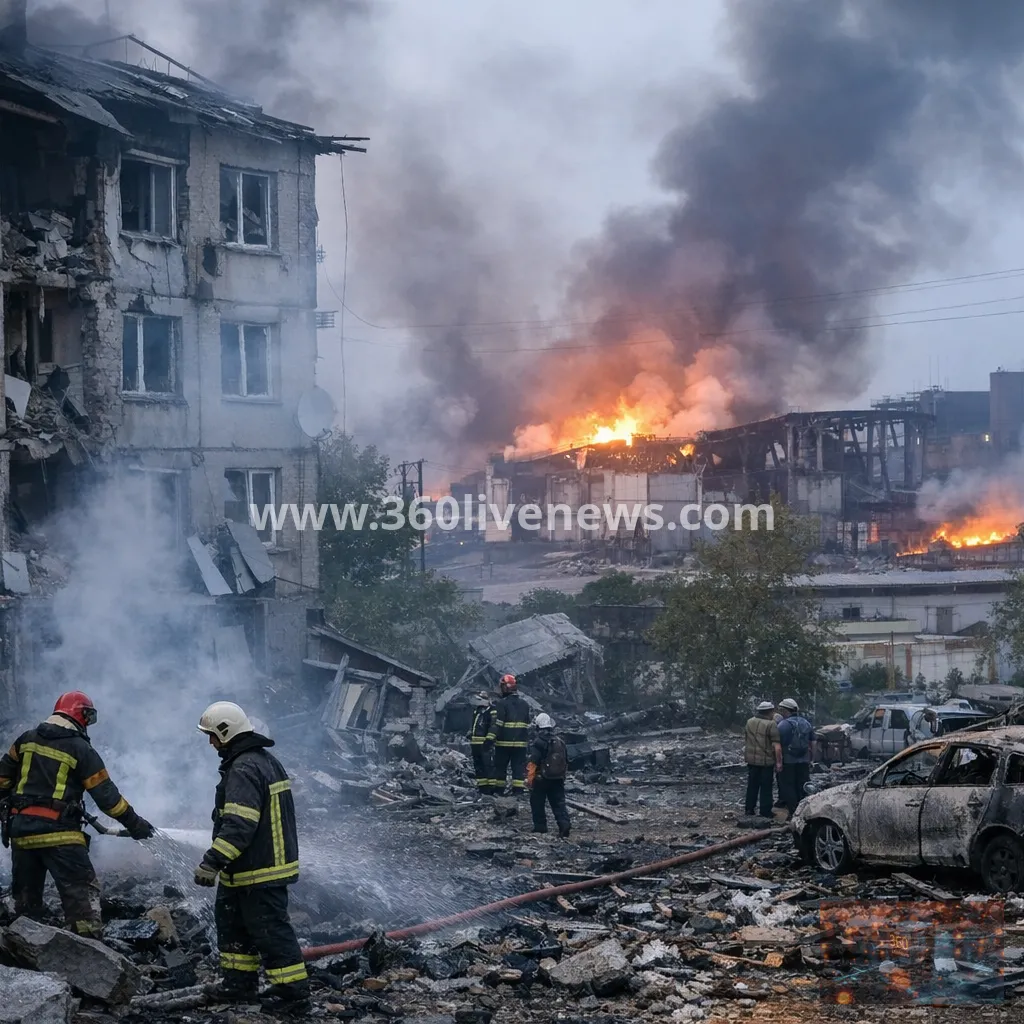 Russian drone and missile strikes hit Odesa and Zaporizhzhia, injuring four