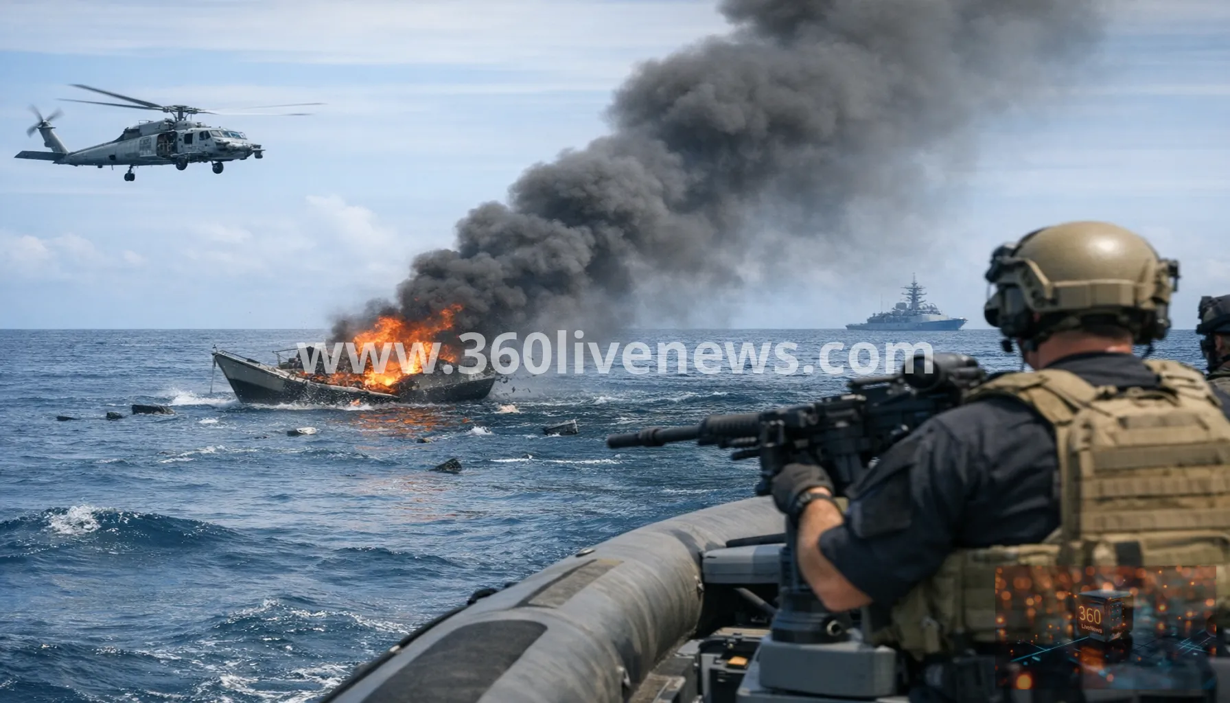 US says latest Caribbean boat strike killed three amid anti-drug campaign