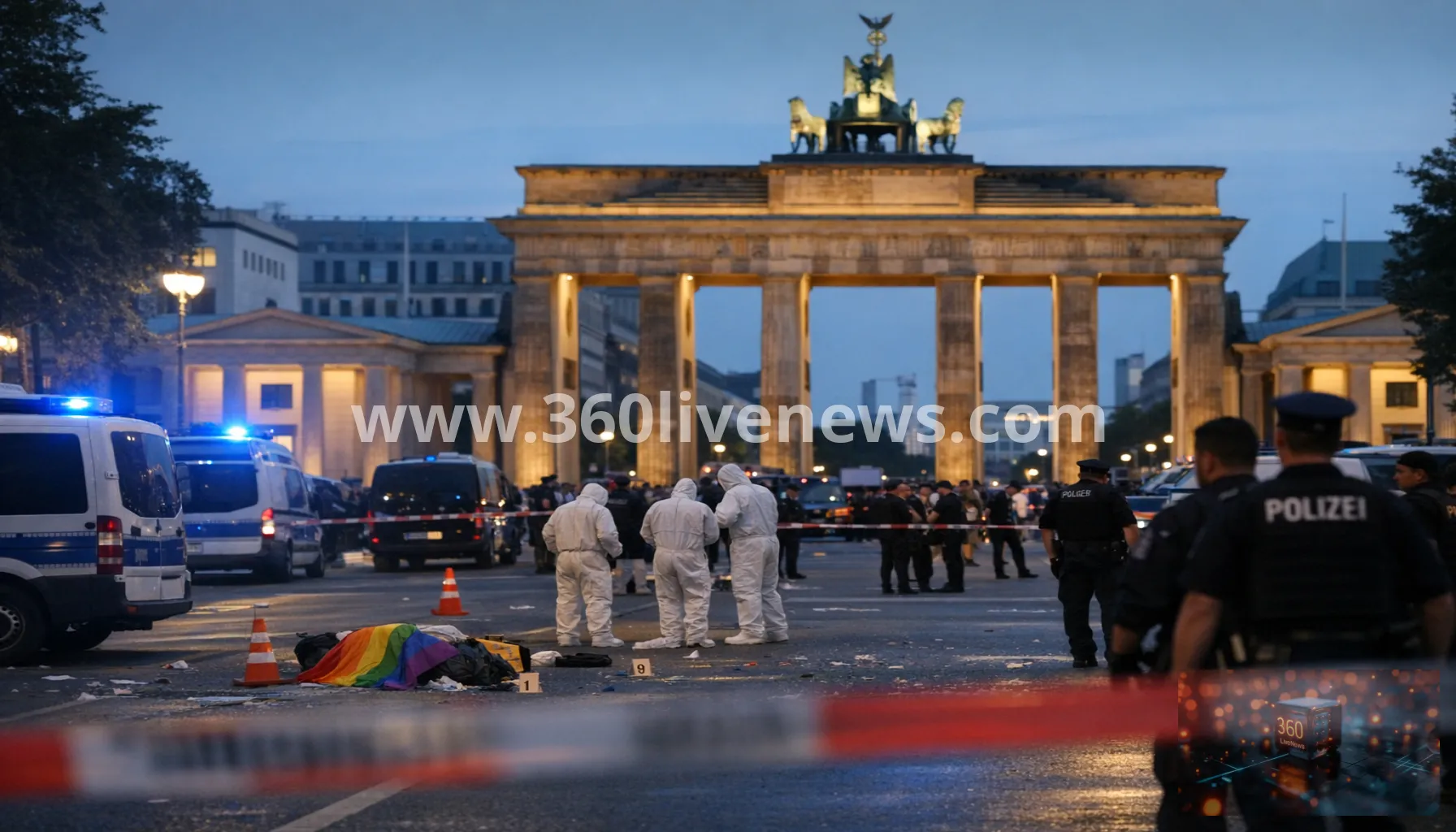 Berlin Pride attack: manhunt continues after vehicle kills one and injures 16
