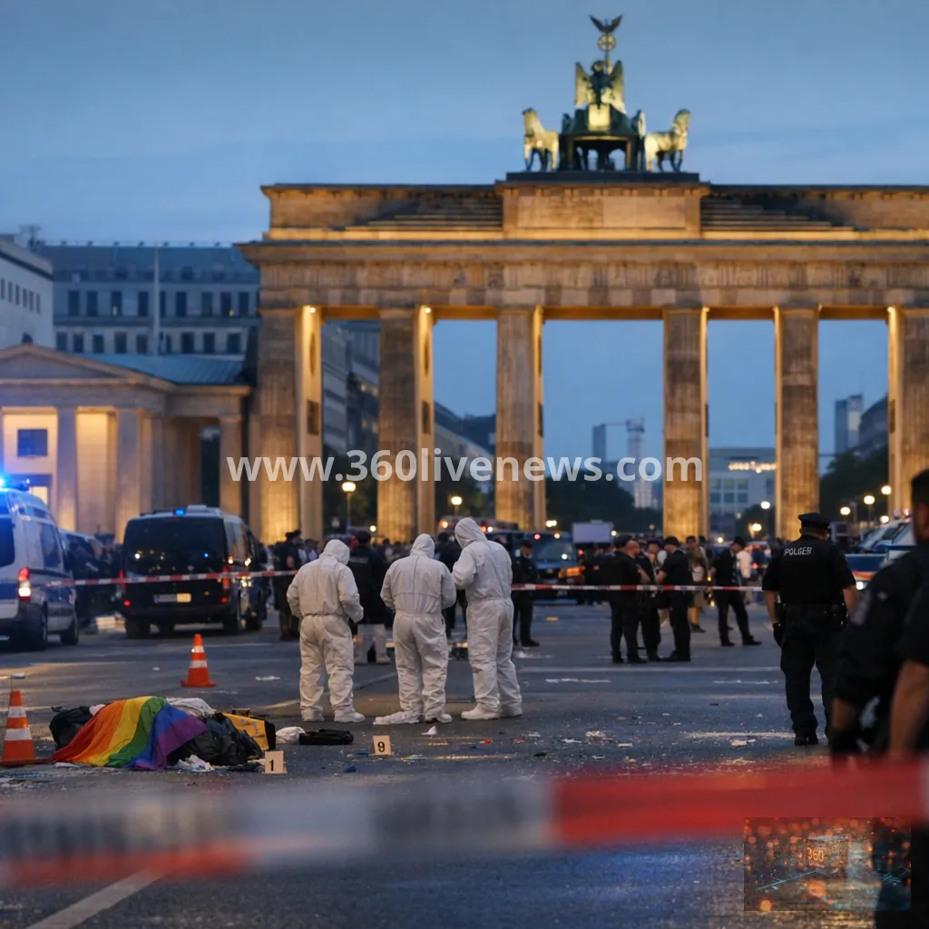 Berlin Pride attack: manhunt continues after vehicle kills one and injures 16