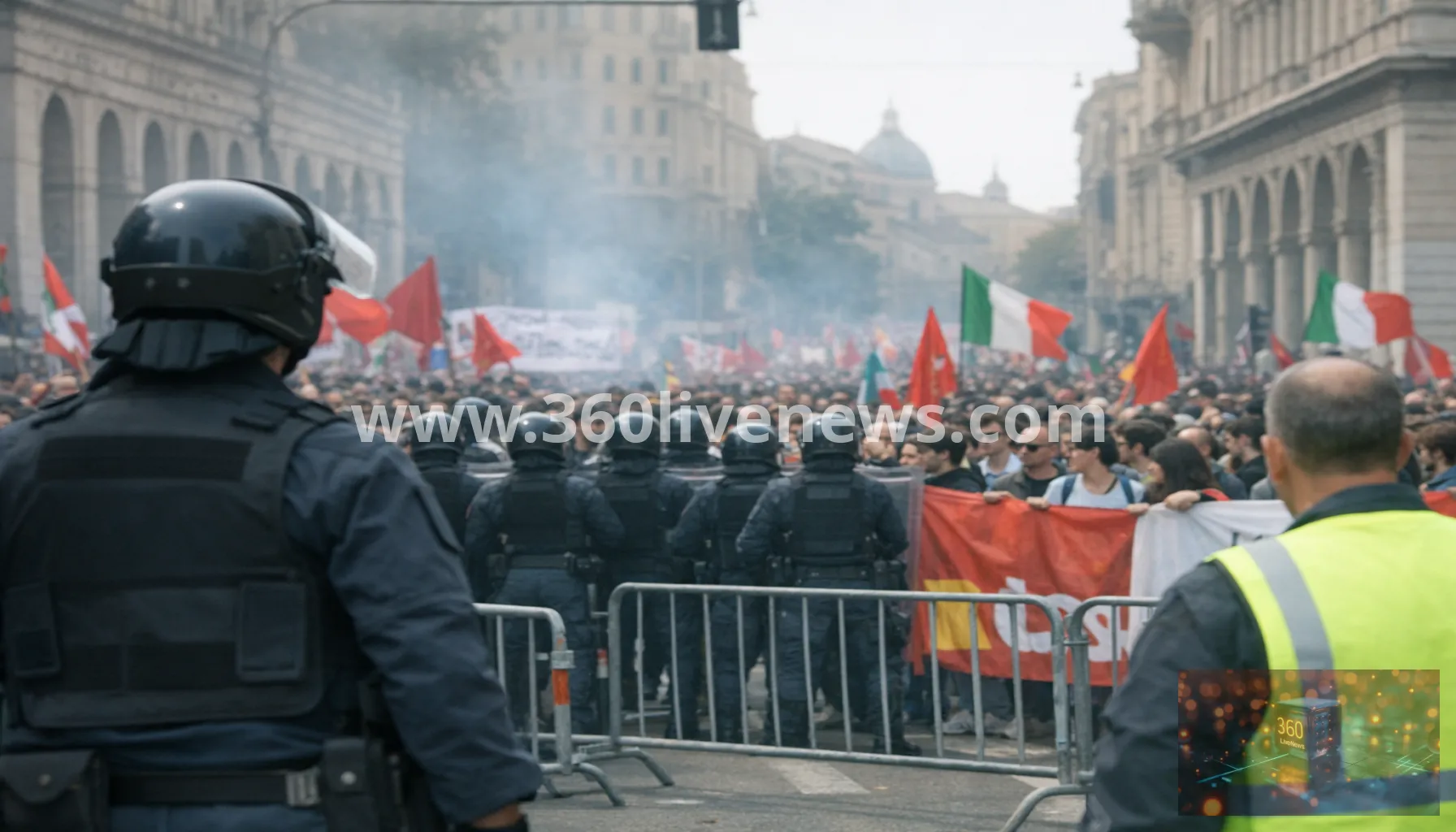 Italy tightens security as nationwide student and union protests spread