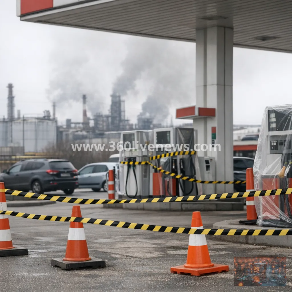 Russia fuel shortages deepen as Ukraine's refinery strike campaign bites for a second day